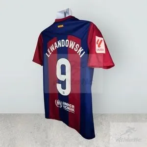 Futbol Club Barcelona Jersey And Shorts First Training Season 2023/2024 - Official Replica With Licence Child - View #5